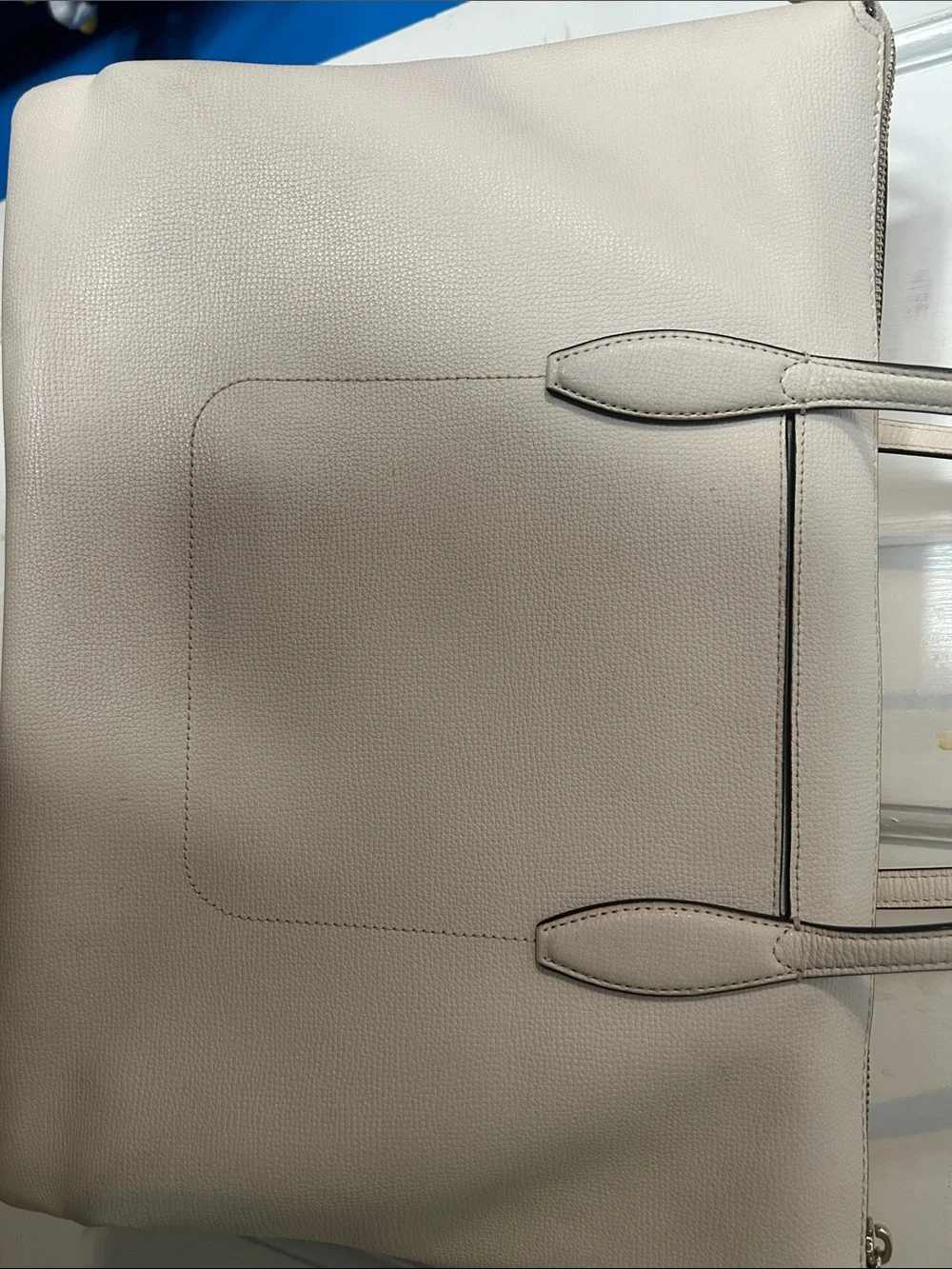kate spade pebbled leather tote - light blush
